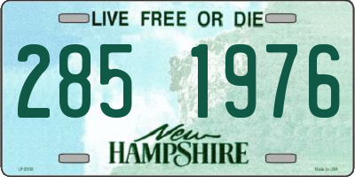 NH license plate 2851976