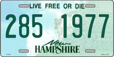 NH license plate 2851977