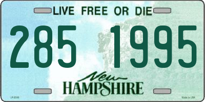 NH license plate 2851995