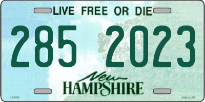 NH license plate 2852023