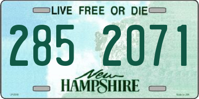 NH license plate 2852071