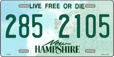 NH license plate 2852105