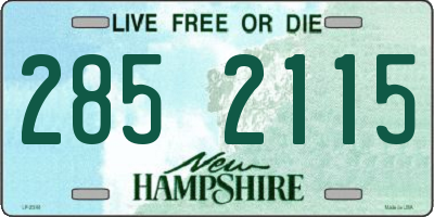NH license plate 2852115