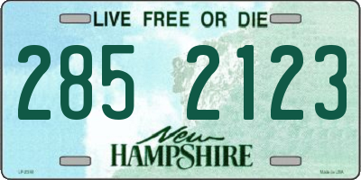 NH license plate 2852123