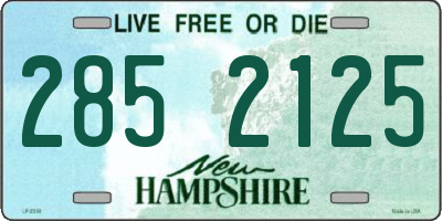 NH license plate 2852125