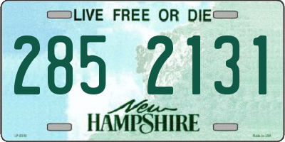NH license plate 2852131