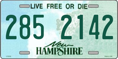 NH license plate 2852142