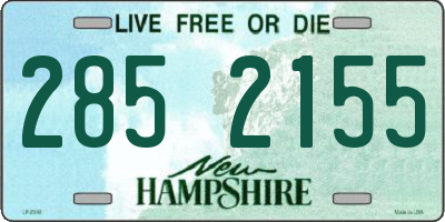 NH license plate 2852155