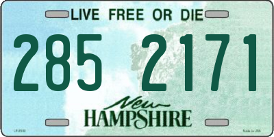 NH license plate 2852171