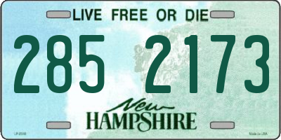 NH license plate 2852173