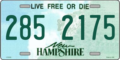 NH license plate 2852175