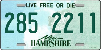 NH license plate 2852211