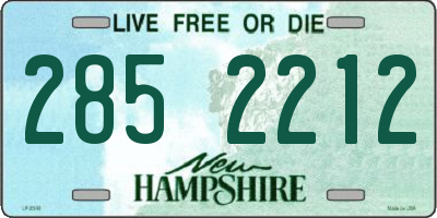 NH license plate 2852212