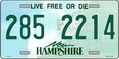 NH license plate 2852214