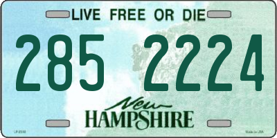 NH license plate 2852224