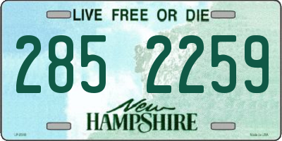 NH license plate 2852259