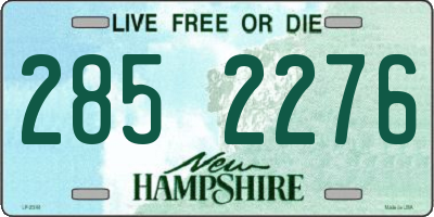 NH license plate 2852276
