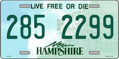 NH license plate 2852299