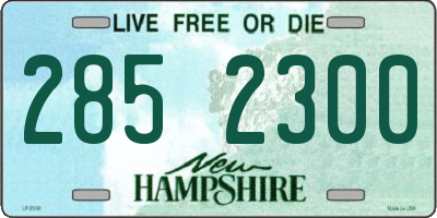 NH license plate 2852300
