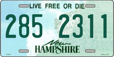 NH license plate 2852311
