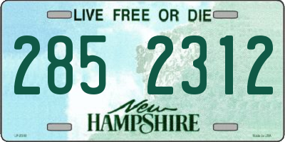 NH license plate 2852312