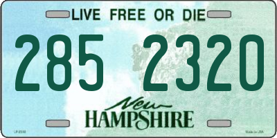 NH license plate 2852320