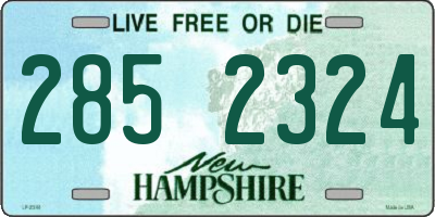 NH license plate 2852324