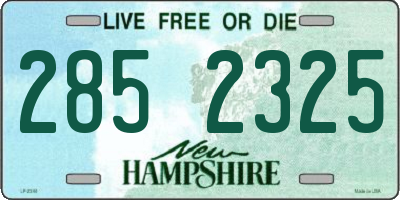 NH license plate 2852325