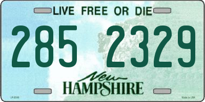 NH license plate 2852329