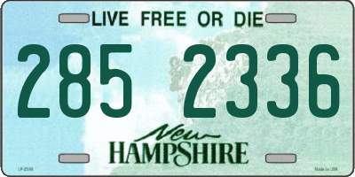 NH license plate 2852336