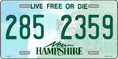 NH license plate 2852359