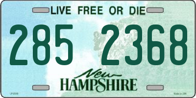 NH license plate 2852368