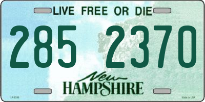 NH license plate 2852370
