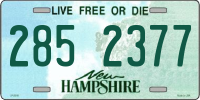 NH license plate 2852377