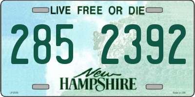 NH license plate 2852392