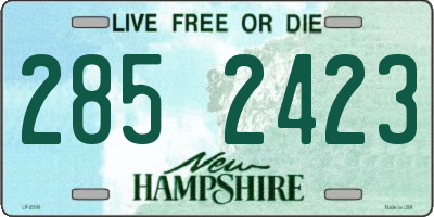 NH license plate 2852423