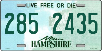 NH license plate 2852435