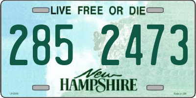 NH license plate 2852473