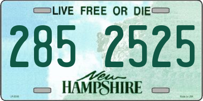 NH license plate 2852525