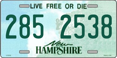 NH license plate 2852538