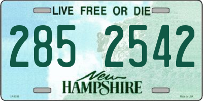 NH license plate 2852542