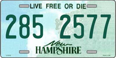 NH license plate 2852577