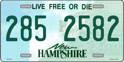 NH license plate 2852582