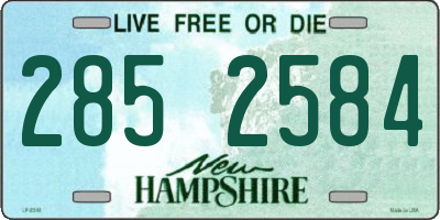 NH license plate 2852584