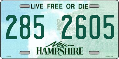 NH license plate 2852605