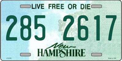 NH license plate 2852617