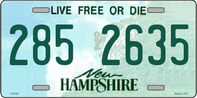 NH license plate 2852635