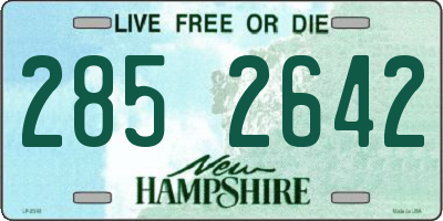 NH license plate 2852642