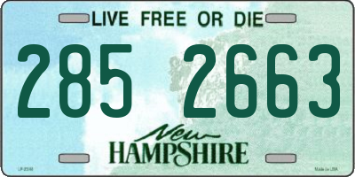 NH license plate 2852663