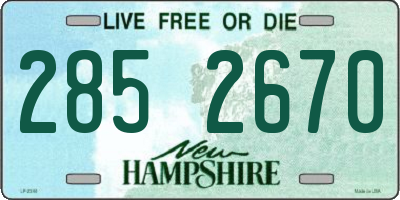 NH license plate 2852670